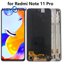 LCD-Bildschirm für Redmi Note 11 Pro Telefon-Display Touch-Digitizer-Baugruppe Ersatz-Touchscreen Handy-Ersatzteile