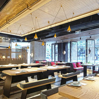 Personnalisation de meubles de restaurant, tables et chaises, mobilier populaire pour café, ensemble de tables pour café et restaurant