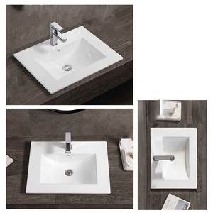 Tocador de gabinetes de superposición completa sin marco OEM con lavabo de baño flotante Manos <span class=keywords><strong>Lava</strong></span> Lavabo Tocador Cajones - Product Image 2