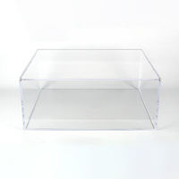 Boîte de présentation en acrylique transparente avec couvercle magnétique, protection UV à 99 %, pour boîte Elite Trainer en carton, 10 par carton, boîte de rangement protectrice
