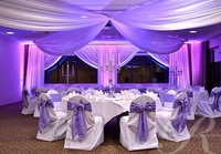 Système de rideaux sur pied en aluminium Pipe and Drape Backdrop Round Pipe and Drape for Wedding Event