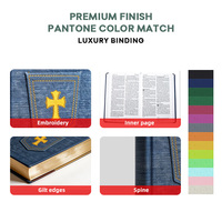 Nouveauté : Livres religieux, journal en papier recyclé écologique, impression de la Sainte Bible, impression personnalisée de la Sainte Bible multilingue