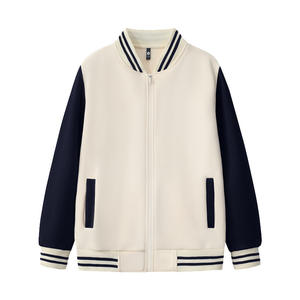 Herbst Winter Jacken Custom Logo Sweatshirts für Arbeits ausbildung & Studenten klasse Uniformen Velvet Team Baseball & Softball Wear - Product Image 2