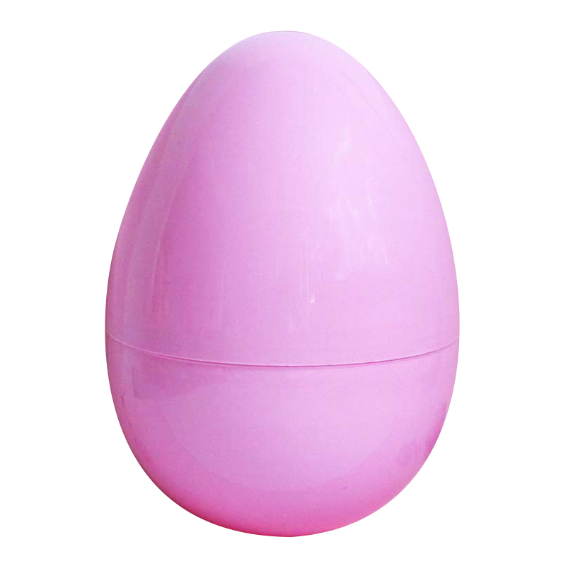 Venta caliente decoraciones de Pascua 2023 gigante 30cm que se puede abrir coloridos huevos de Pascua de plástico para contenedor de juguetes de dulces