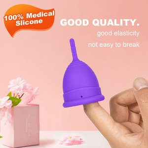 <span class=keywords><strong>Copa</strong></span> <span class=keywords><strong>Menstrual</strong></span> segura de silicona de grado médico 100% de <span class=keywords><strong>precio</strong></span> más bajo de etiqueta privada con logotipo personalizado de fábrica para mujeres copas orgánicas para el período - Product Image 2
