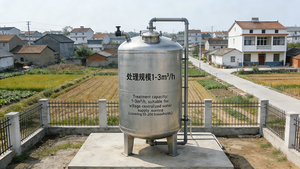 Équipement de purification d'eau par osmose inverse avec pompe et PLC, productivité de 1000 L/heure pour les zones rurales - Product Image 4