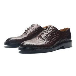 Chaussures habillées de luxe élégantes et tendance pour hommes, grandes tailles, pour affaires et mariages, rehaussantes - Product Image 4