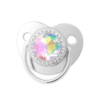 Vente en gros d'usine de sucette pour bébé série arc-en-ciel de vente directe du nouveau fabricant, sucette pour jouer à la bouche et au sevrage de bébé