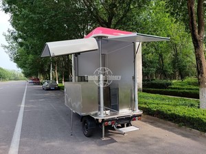 Remorques de restauration de rue, Food Truck, Chariot mobile de hot-dogs, Remorques de concession avec cuisine complète et équipement de friture - Product Image 6