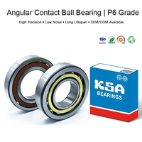 3205-2RS Angular Contact Ball Bearing 25x52x15mm Double Sealed High Speed Precision for Machine Tool Motor