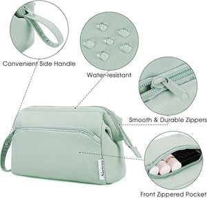 Bolsa de Cosméticos Impermeable para Mujer, Diseño 2026, Organizador de Viaje, Poliéster Impermeable con Cierre de Cremallera y Estampado de Caramelos para... - Product Image 4