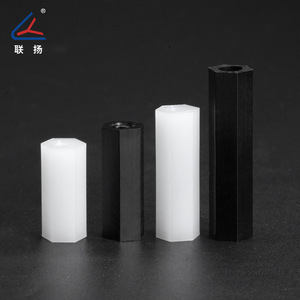 Espaciador Hexagonal de Nylon Lianyang M2, Plástico Aislante con Rosca Interna, Blanco, 05-30mm - Product Image 3