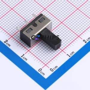 SS-12D10-G090 Slide Switch Through hole Component (THT) Switch Single Pole Double Throw Rectangle Pin Header PC Pin 12.7mm - Product Image 1