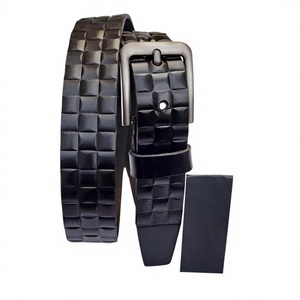 Ceinture en cuir de vachette BS INTERNATIONAL pour homme, style vintage, boucle à ardillon solide en acier, robuste, durable, imperméable, écologique, design unique - Product Image 5