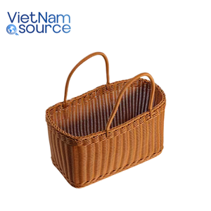 Cesta de ratán cuadrada-Gran capacidad-Producto hecho a mano de calidad vietnamita-Cesta de ratán de alto uso-Respetuoso con el medio ambiente - Product Image 3