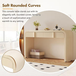 Table <span class=keywords><strong>console</strong></span> blanche française avec tiroirs <span class=keywords><strong>petite</strong></span> table <span class=keywords><strong>console</strong></span> d'<span class=keywords><strong>entrée</strong></span> étroite pour le salon - Product Image 6