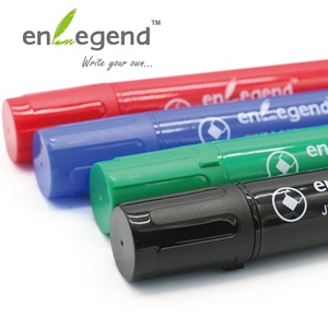 Marqueurs à pointe en <span class=keywords><strong>feutre</strong></span> Jumbo <span class=keywords><strong>Encre</strong></span> permanente à pointe <span class=keywords><strong>de</strong></span> pinceau plat extra-large pour une écriture et un <span class=keywords><strong>dessin</strong></span> vifs 4 couleurs - Product Image 2