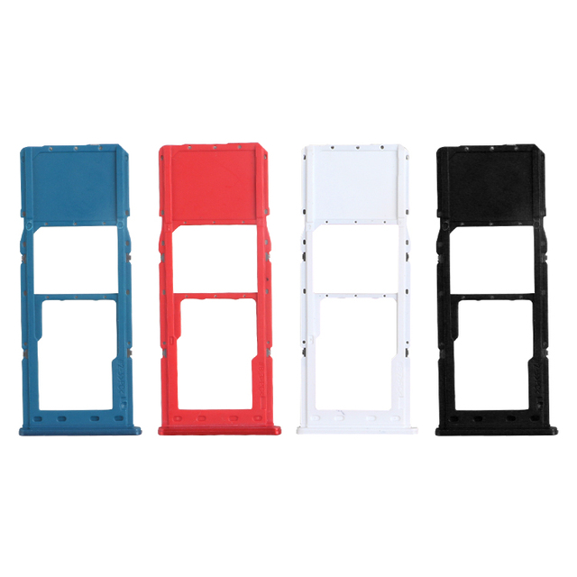Wholesale Single Dual Sim Card Slot Tray Frame Replacement for Samsung Galaxy A12  Sim Card Tray Holder