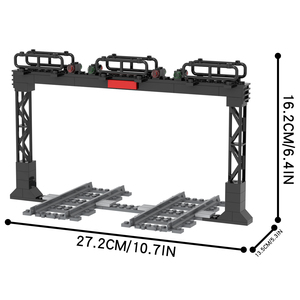 Luz Indicadora de Vía de Tren MOC4195, 68 Piezas, Serie Ciudad, Bloques de Construcción Educativos para Armar y Coleccionar, Regalo para Niños - Product Image 3