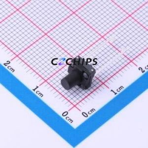 K2-1839DZ-H4SW-02 Tactile Switch Through hole Component (THT) Switch 2.5N Through Hole 6.2mm 6.2mm - Product Image 1