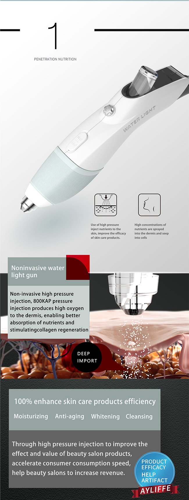 portable exfoliators skin revitalizer skin care SA-HP11 facial care dermabrasion aqua microdermabrasion