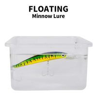 Señuelo de Pesca Flotante Tipo Minnow TOPLURE de 27g y 170mm, Señuelos Duros con Ojos 3D, Cebo Artificial para Agua Dulce y Salada