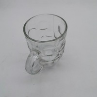 Verre transparent simple à fond épais, verre à pression, petit verre en forme d'ananas