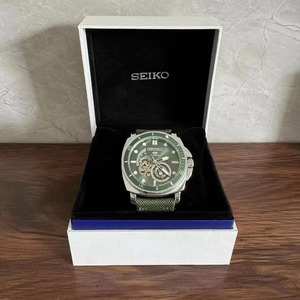 Hot AAA + meccanico <span class=keywords><strong>automatico</strong></span> AAA + orologi da uomo SEIKO Sport Design multifunzione <span class=keywords><strong>cinturino</strong></span> in <span class=keywords><strong>pelle</strong></span> orologi da uomo quotidianamente impermeabili - Product Image 2