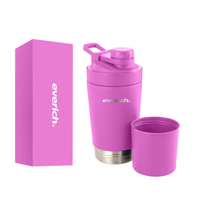 Radian Shaker cup cách nhiệt chai nước bằng thép không gỉ với dây Whisk, 26-ounce, màu trắng mờ - Product Image 4