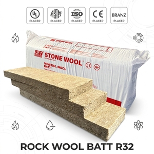 <span class=keywords><strong>Isolation</strong></span> thermique et acoustique ignifuge certifiée A1 non inflammable pour la construction, le CVC et <span class=keywords><strong>l</strong></span>'industrie, <span class=keywords><strong>laine</strong></span> <span class=keywords><strong>de</strong></span> roche R32 - Product Image 3