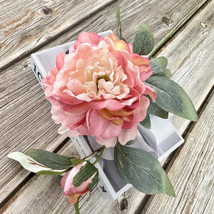 Flores de Peonía Artificiales <span class=keywords><strong>Meimei</strong></span> al por Mayor, Adornos de Peonía Falsos Estilo Palacio - Product Image 5