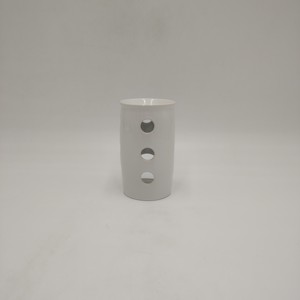 नए इलेक्ट्रिक सिरेमिक मोम पिघल मोमबत्ती यूरोपीय शैली सरल शुद्ध सफेद सुगंध आधार आवश्यक तेल स्टोव घरेलू गर्म हाथ से बना - Product Image 1