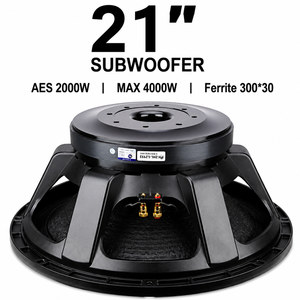 Subwoofer professionnel de 21 pouces, 2000 W RMS, haut-parleur PA haute puissance, bobine vocale de 152 mm, aimant de 300 mm pour système de sonorisation de scène - Product Image 1