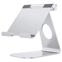 Support de tablette ergonomique en alliage d'aluminium, meilleur rapport qualité-prix, rotation à 225°, anti-renversement, support universel pour iPad Pro et tous les appareils intelligents