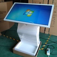 Kiosque d'information publicitaire tout-en-un avec écran tactile capacitif infrarouge Android, écran LCD avec grand écran