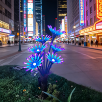 Lumières Fantastiques d'Avatar Créatives, Lumières de Jardin de Chrysanthème de Rêve pour la Scène d'Avatar, Décoration de Paysage Intérieur et Extérieur