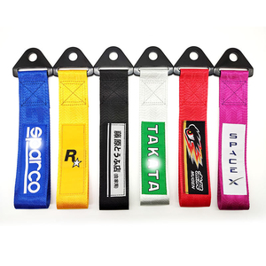 <span class=keywords><strong>Attelage</strong></span> de remorque pour modification de <span class=keywords><strong>voiture</strong></span> JDM avec boucle triangulaire, protection de pare-chocs avant, ruban décoratif personnalisé - Product Image 3