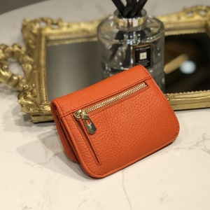 กระเป๋าใส่บัตรและเหรียญผู้หญิงแบบบางพิเศษ ความจุสูง ดีไซน์เรียบง่ายสไตล์เกาหลี พร้อมซิปปิด - Product Image 3
