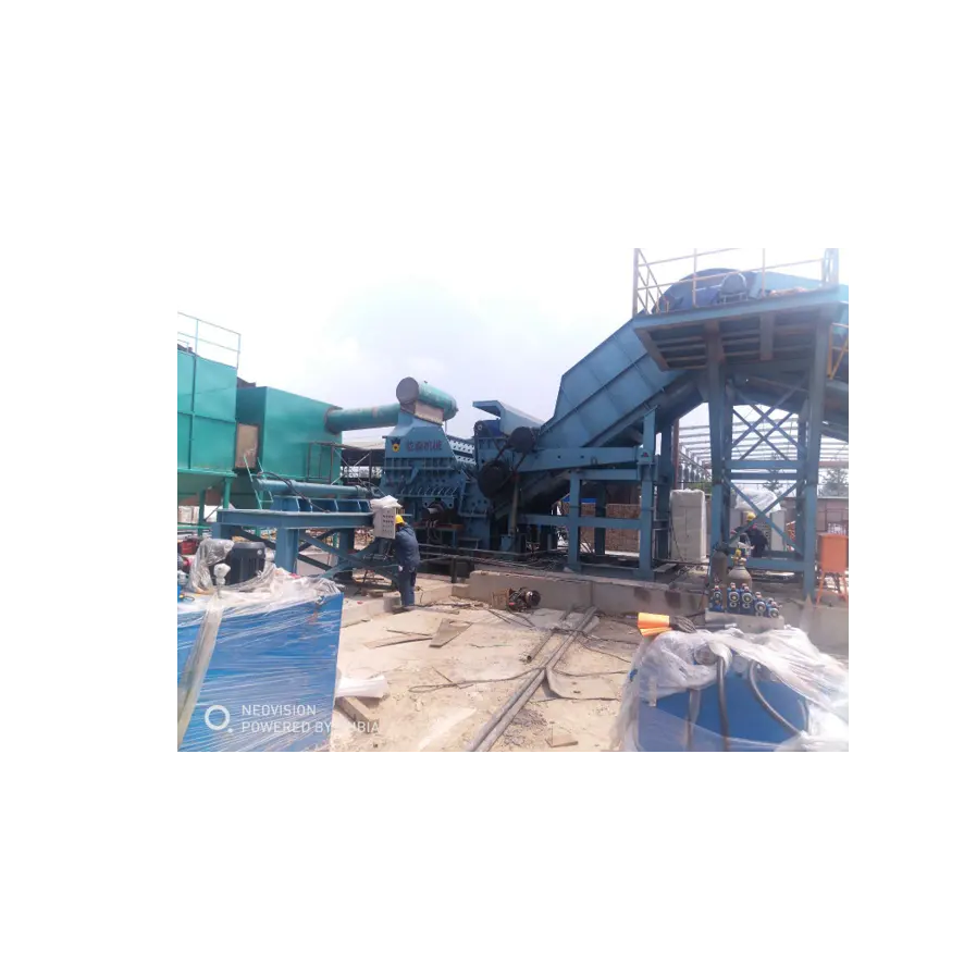 उच्च गुणवत्ता के उत्पादन लाइन कुचल अपशिष्ट आयरन और स्टील मशीनरी और उपकरण