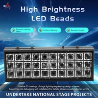 Lumière de scène Thunder Curtain Light LM30 professionnelle 350W 10KHz sans scintillement DMX RDM, éclairage efficace pour les discothèques, les DJ et les scènes