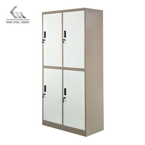 Casiers d'employé à 4 portes pour le personnel de bureau Armoire en acier Casier de rangement en métal pour le commerce - Product Image 6