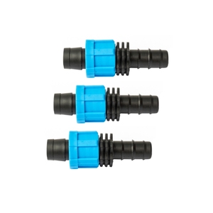 Arroseur de jardin en plastique, pulvérisateur d'eau, <span class=keywords><strong>tuyau</strong></span>, connecteur de ruban <span class=keywords><strong>goutte</strong></span>-à-<span class=keywords><strong>goutte</strong></span> de 1/2 à 16 mm avec écrou de blocage pour l'irrigation en serre - Product Image 1
