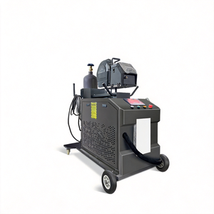 Machine de soudage laser à fibre portative polyvalente 4-en-1 pour la fabrication d'étagères de présentation en acier inoxydable et d'œuvres d'art métalliques - Product Image 1