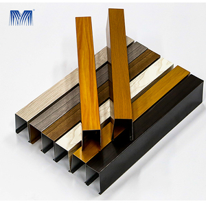 Nhà Máy bán hàng trực tiếp phẳng kim loại tiệc Bảng điều chỉnh thả phổ biến kim loại thả Dải thiết kế gạch ép nhôm lưới Trần - Product Image 1