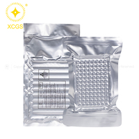 Sac en aluminium anti-statique ESD personnalisé, barrière d'humidité, sac en aluminium argenté, emballage sous vide industriel