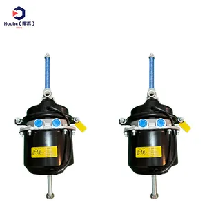 China Factory Trailer Brake System Parts Truck Steel Base 2.5" Standard Stroke Double Air Spring Brake Chamber T24/24 DP