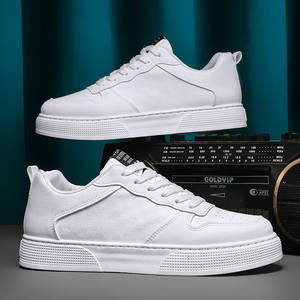 Nouvelles baskets décontractées d'été 2025 pour hommes à lacets, en cuir respirant et toile, avec doublure en tissu et semelle extérieure en caoutchouc - Product Image 4