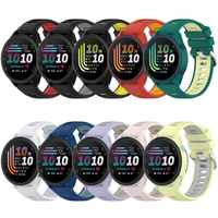 Win-Win Factory OEM Zweifarbiges Atmungsaktives Silikon Smartwatch-Armband 20/22mm für Garmin Forerunner 170 F 70