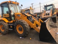 JCB 4CX Backhoe Loader Wheel Loader Bekas Kondisi Prima dengan Motor, Dijual Harga Murah