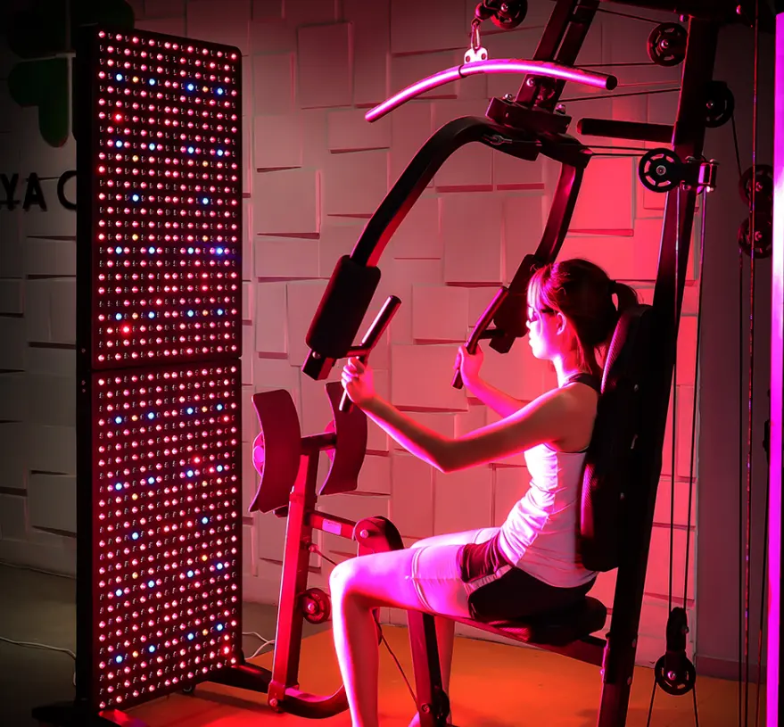Biomol Hoge Bestralingssterkte 450nm 660nm 850nm Led Rood Licht Therapie Full Body Panel Voor Gym Gebruik